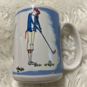 Pecoraro Golf Girl Applejack Licensing 4.5” Tall‎ Cup Mug